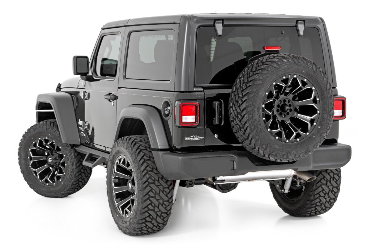 Jeep Wrangler Suspension Lift Kit - Front + Rear - Rough Country - 2.5 Inch Lift - 2024+